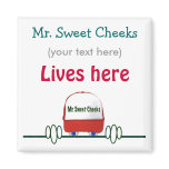 Father's Day Magnet: Mr. Sweet Cheeks -