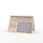 Father's Day Newspaper card frame