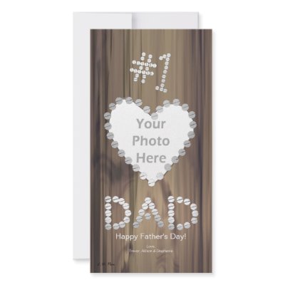 Father's Day - Number One Dad on Wood Picture Card by xfinity7