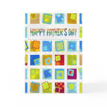 Father's Day - Retro - Squares - Dots cards