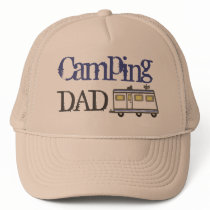Father's Day / RV Camping Dad Trucker Hat Blue