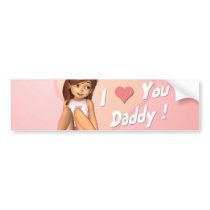 Fathers Day Sadie Bumper Sticker
