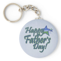 fathers day Star Dad Key Chain