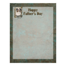 Fathers Day - Stone Paws - Australian Shepherd Letterhead Design