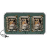 Fathers Day - Stone Paws - Australian Shepherd Mini Speaker