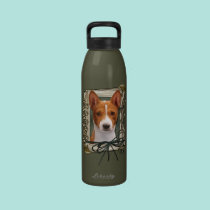 Fathers Day - Stone Paws - Basenji water bottles