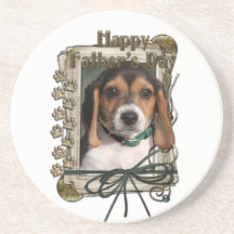 Fathers Day - Stone Paws - Beagle Puppy Drink Coasters