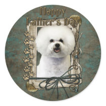 Fathers Day - Stone Paws - Bichon Frise
