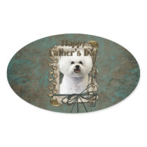 Fathers Day - Stone Paws - Bichon Frise