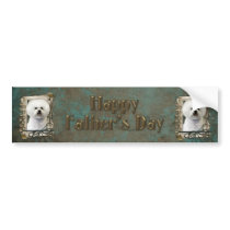 Fathers Day - Stone Paws - Bichon Frise
