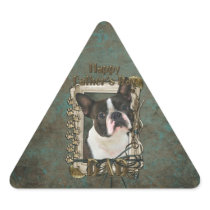 Fathers Day - Stone Paws - Boston Terrier