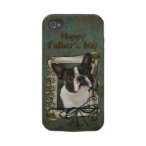 Fathers Day - Stone Paws - Boston Terrier