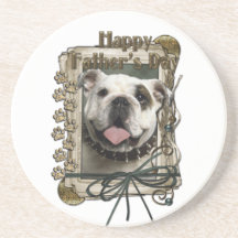 Fathers Day - Stone Paws - Bulldog Coasters