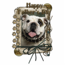 Fathers Day - Stone Paws - Bulldog Cut Outs