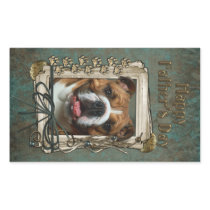 Fathers Day - Stone Paws - Bulldog - Dark