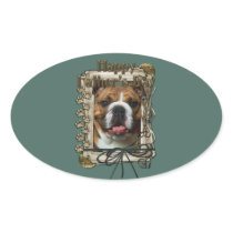Fathers Day - Stone Paws - Bulldog - Dark