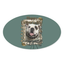 Fathers Day - Stone Paws - Bulldog - Light
