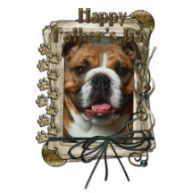 Fathers Day - Stone Paws - Bulldog Photo Cutouts