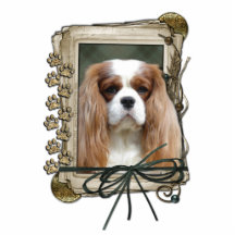Fathers Day - Stone Paws - Cavalier - Blenheim Photo Cutout