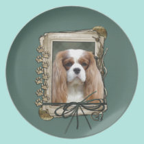 Fathers Day - Stone Paws - Cavalier - Blenheim plates