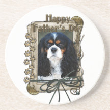 Fathers Day - Stone Paws - Cavalier Coasters