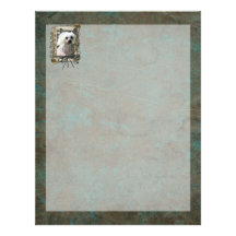 Fathers Day - Stone Paws - Chinese Crested Personalized Letterhead