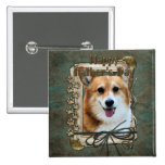 Fathers Day - Stone Paws - Corgi - Owen Buttons