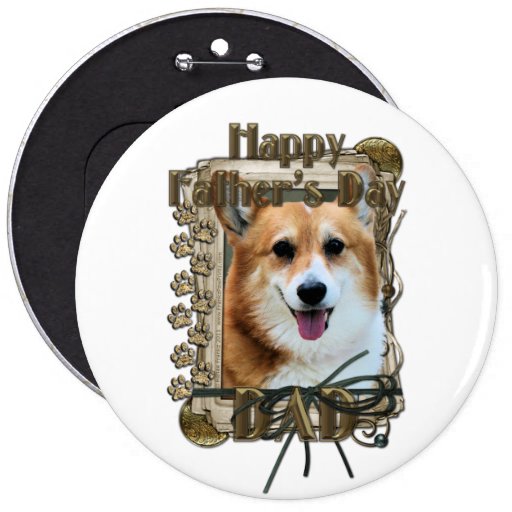 Fathers Day - Stone Paws - Corgi - Owen Pin