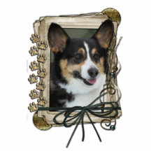 Fathers Day - Stone Paws - Corgi Photo Cutout