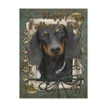 Fathers Day - Stone Paws - Dachshund - Winston Post Cards