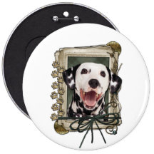 Fathers Day - Stone Paws - Dalmatian Pinback Buttons