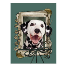 Fathers Day - Stone Paws - Dalmatian Post Cards