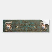 Fathers Day - Stone Paws - Dingo Bumper Stickers