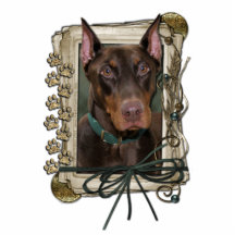 Fathers Day - Stone Paws - Doberman Photo Sculpture