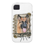 Fathers Day - Stone Paws - German Shepherd iPhone 4 Covers
