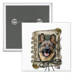 Fathers Day - Stone Paws - German Shepherd Pin