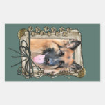 Fathers Day - Stone Paws - German Shepherd Stickers