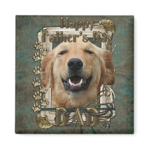 Fathers Day - Stone Paws - Golden Retriever