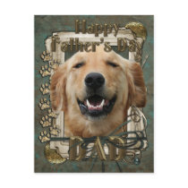 Fathers Day - Stone Paws - Golden Retriever