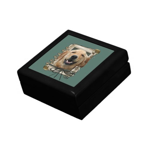 Fathers Day - Stone Paws - Golden Retriever Mickey Keepsake Box