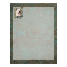 Fathers Day - Stone Paws - Golden Retriever Tebow Customized Letterhead