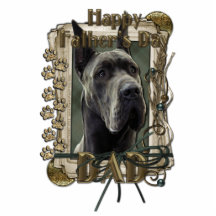 Fathers Day - Stone Paws - Great Dane - Grey - Dad Photo Cut Outs