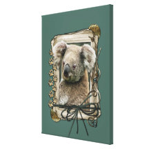 Fathers Day - Stone Paws - Koala Gallery Wrap Canvas