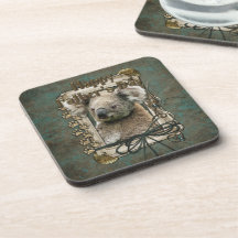 Fathers Day - Stone Paws - Koala Drink Coaster
