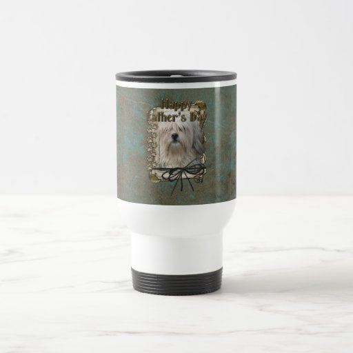 Fathers Day - Stone Paws - Lowchen Coffee Mug