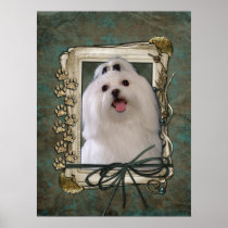 Fathers Day - Stone Paws - Maltese