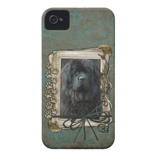 Fathers Day - Stone Paws - Newfoundland iPhone 4 Case-Mate Case