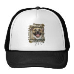 Fathers Day - Stone Paws - Pitbull - Tigger Trucker Hat