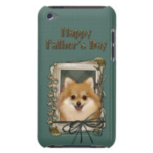 Fathers Day - Stone Paws - Pomeranian iPod Touch Cover