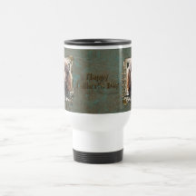 Fathers Day - Stone Paws - Poodle - Chocolate Mug